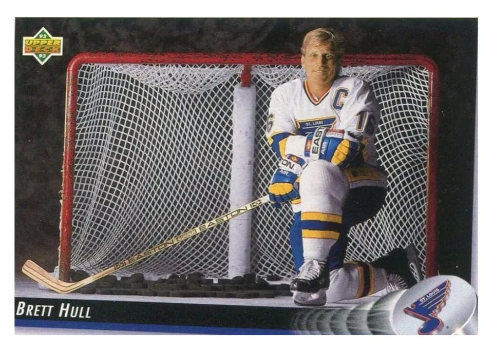 1992 Upper Deck Brett Hull #29 card