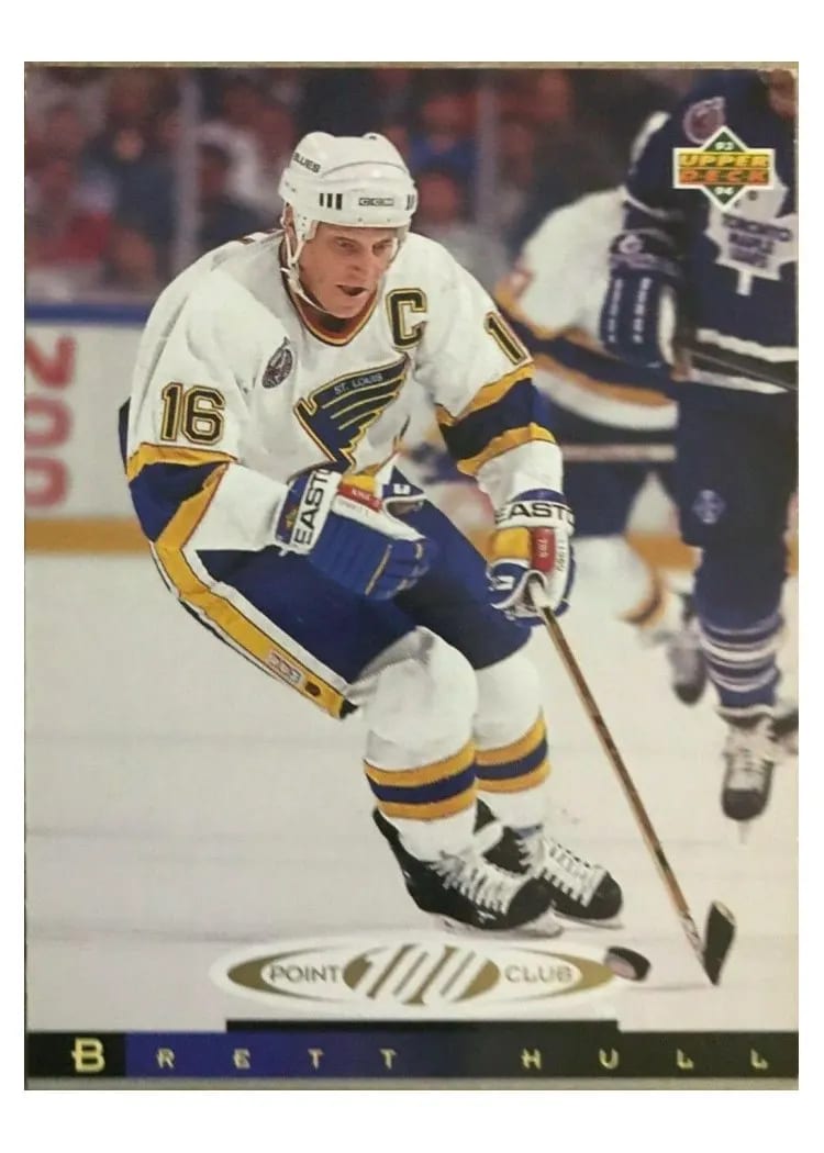 1993 Upper Deck Brett Hull #232 card