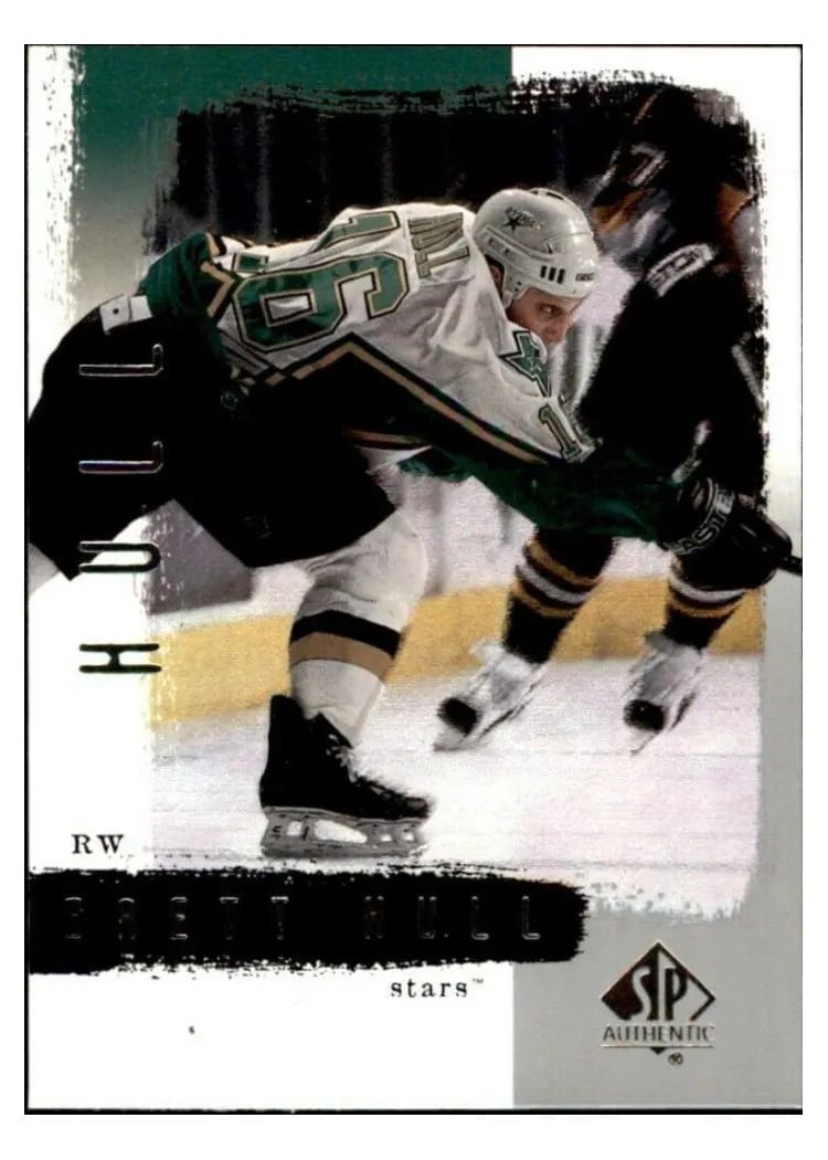 2000 SP Authentic Brett Hull #30 card