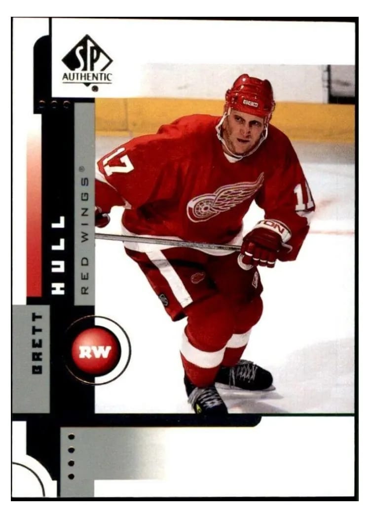 2001 SP Authentic Brett Hull #26 card