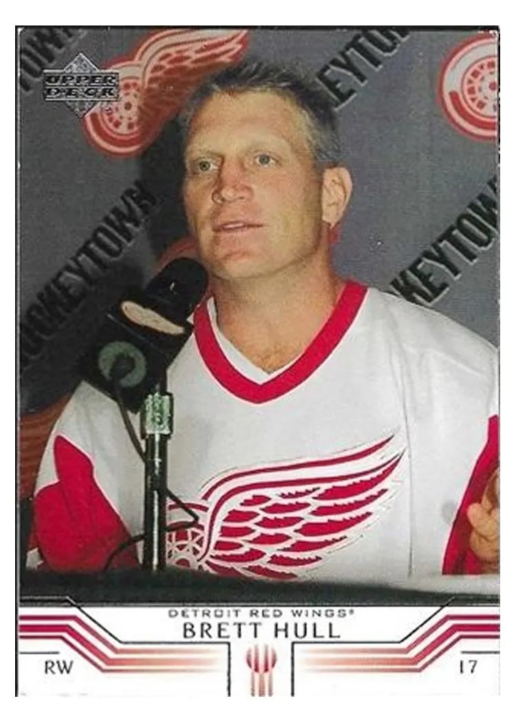 2001 Upper Deck Brett Hull #62 card