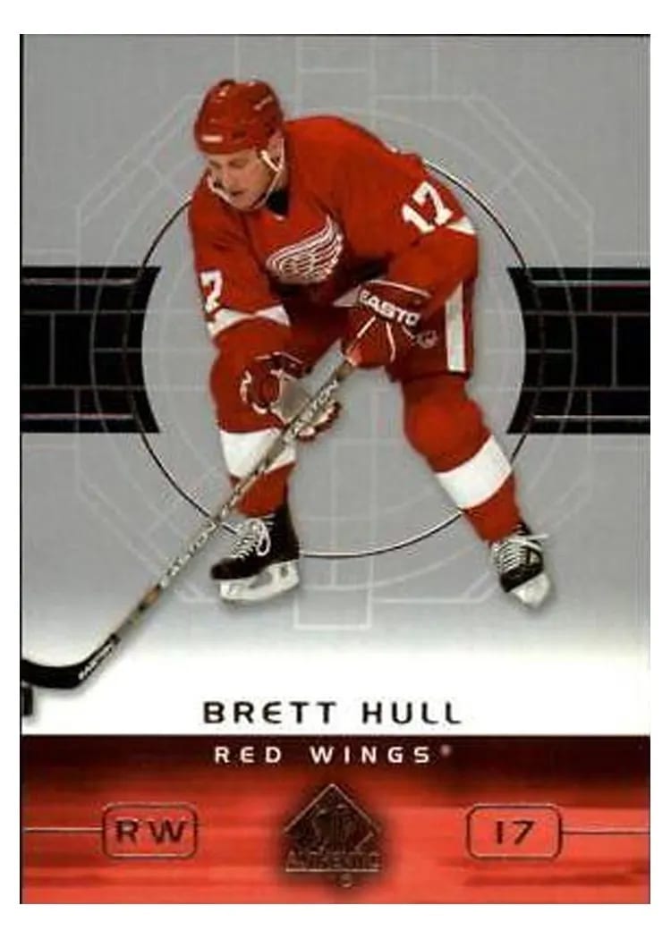 2002 SP Authentic Brett Hull #32 card