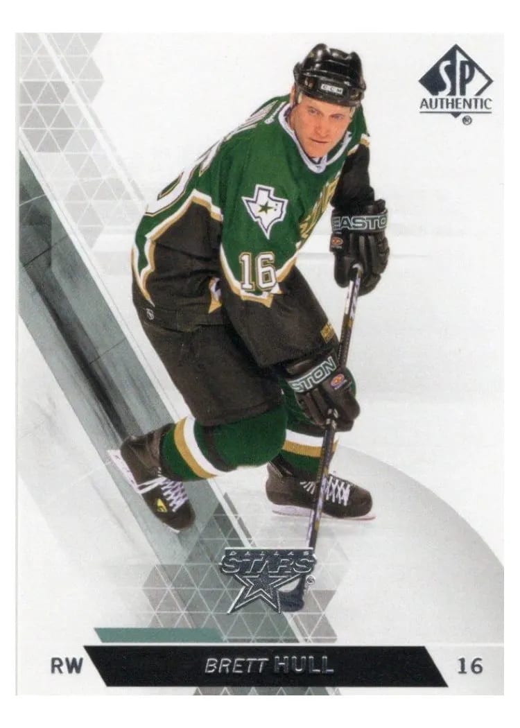 2013 SP Authentic Brett Hull #35 card