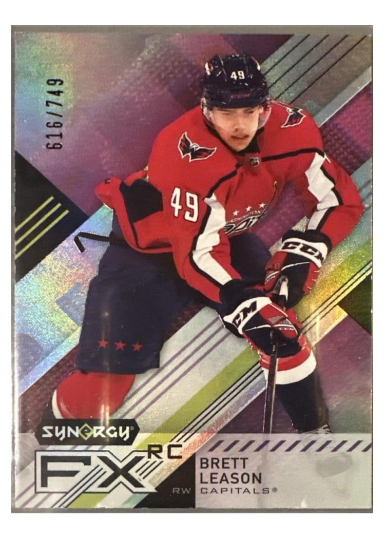 2021-22 Upper Deck Synergy Synergy FX Brett Leason #FXR-BL card