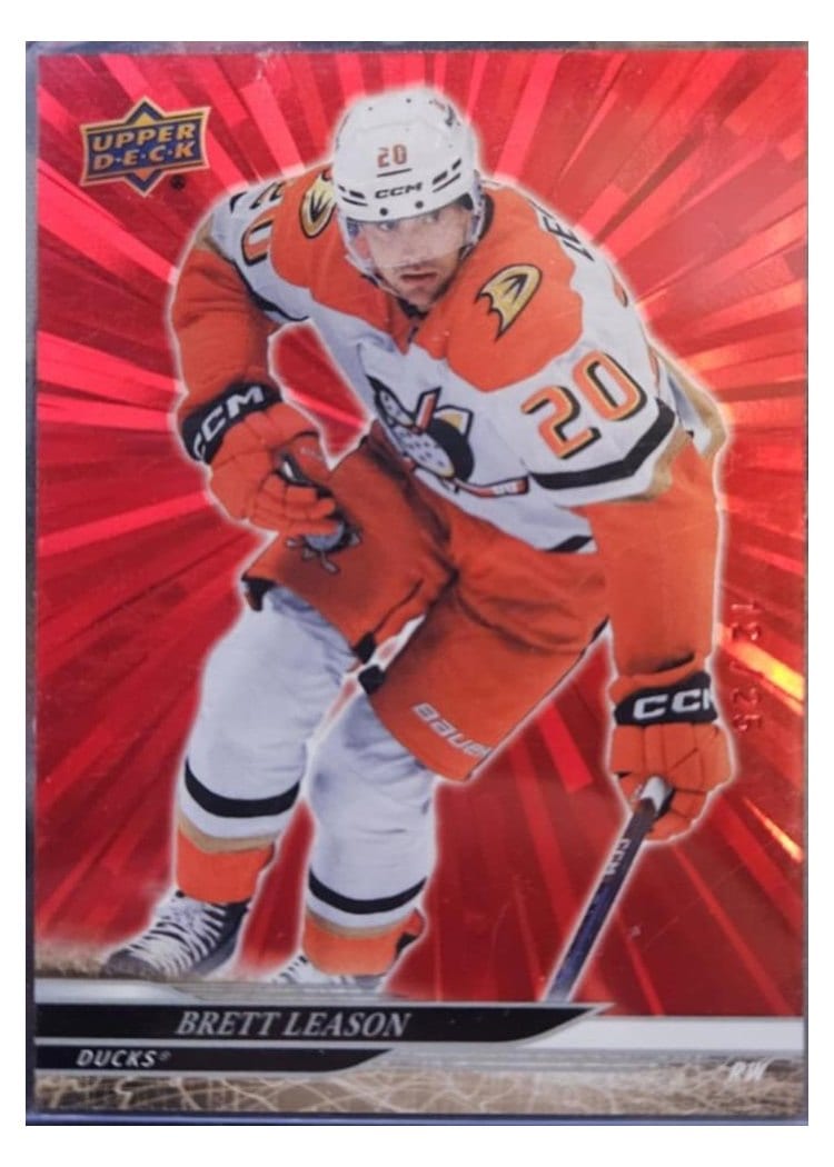 2024-25 Upper Deck Base Set Brett Leason #505 card