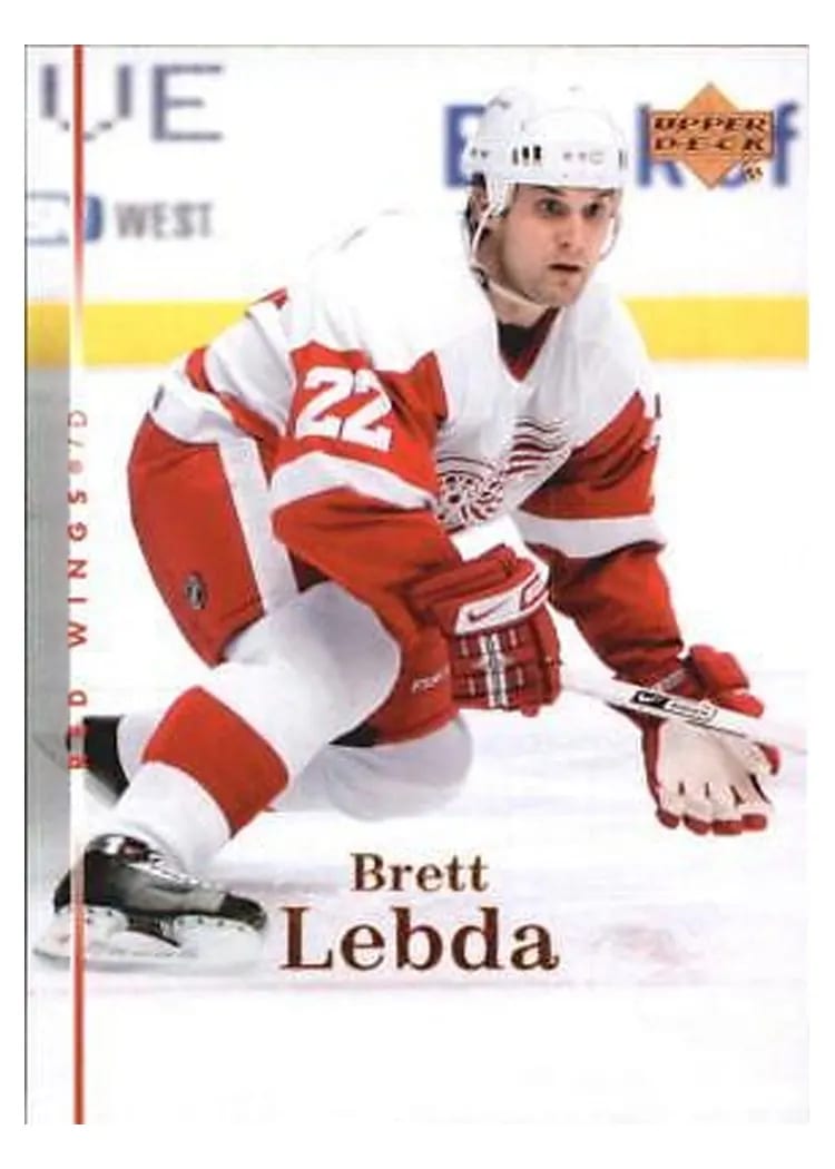 2007 Upper Deck Brett Lebda #7 card