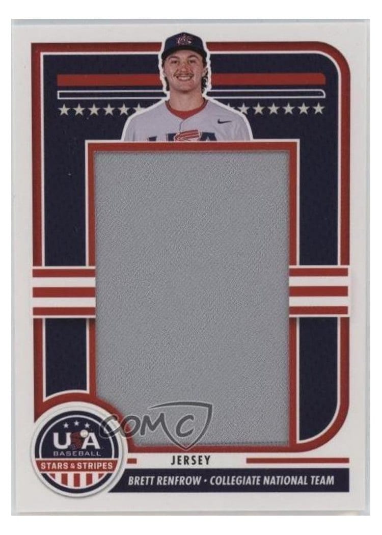 2025 Panini Stars & Stripes Jumbo Material Jersey Brett Renfrow #JMJ-CW card