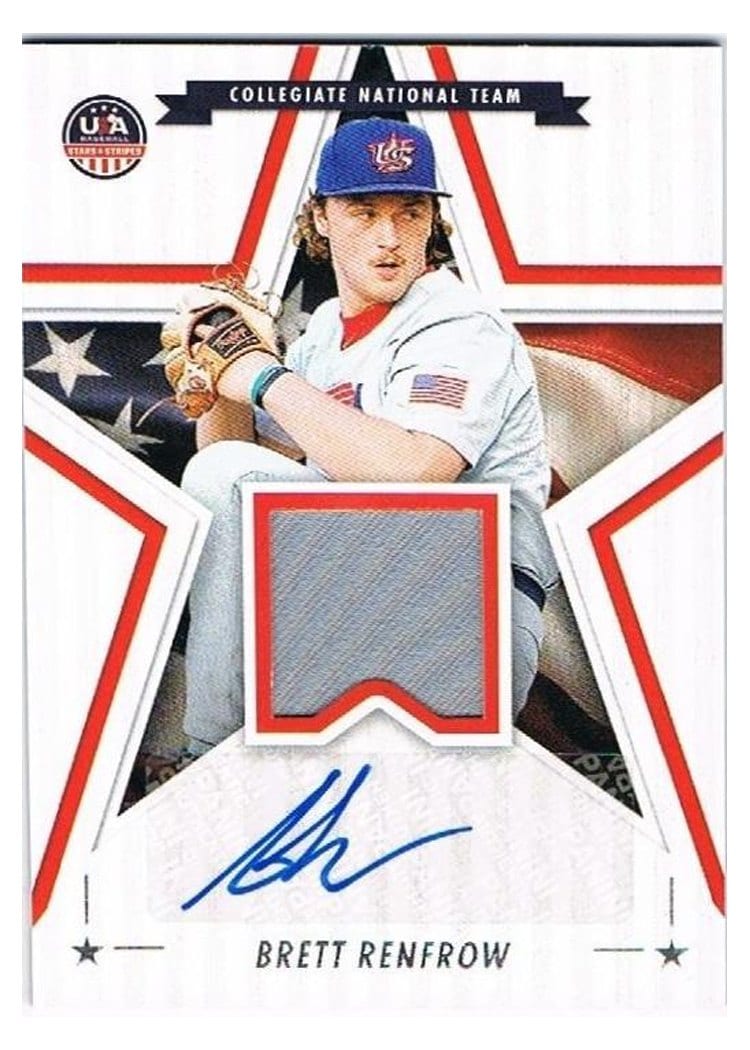 2025 Panini Stars & Stripes Signature Materials Brett Renfrow #SSM-BR card