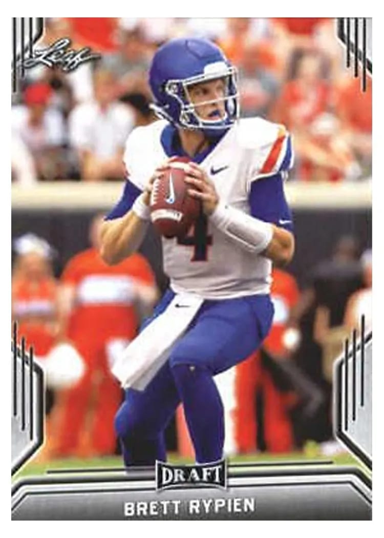 2019 Leaf Draft Brett Rypien #6 card