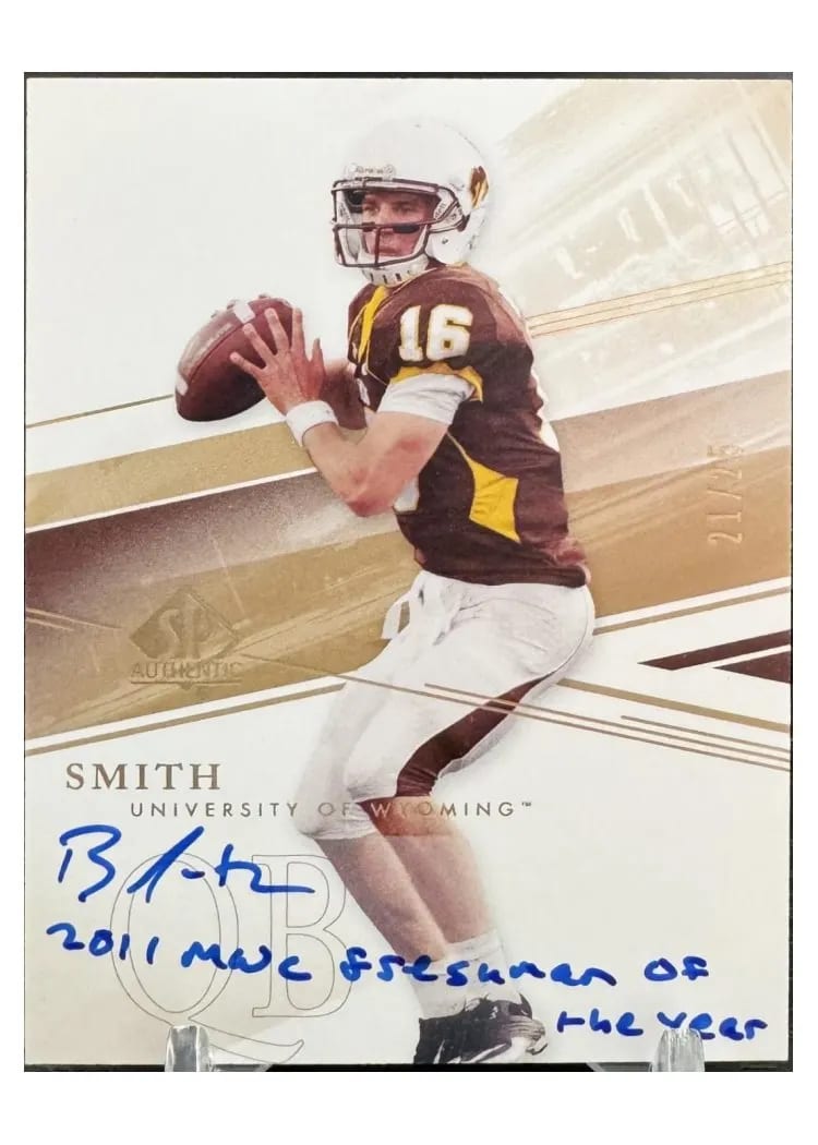 2014 SP Authentic Brett Smith #30 card
