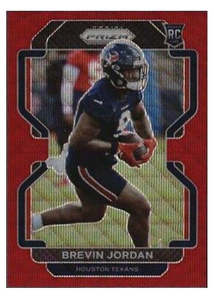 2021 Panini Prizm Base Set Brevin Jordan #417 card