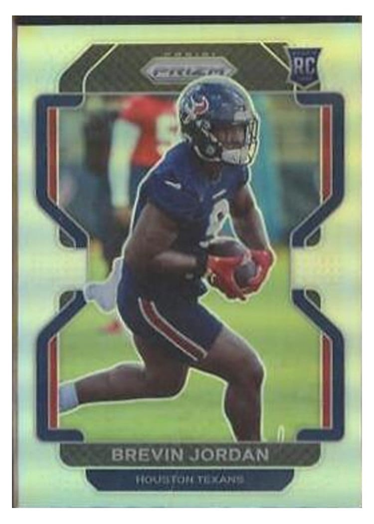 2021 Panini Prizm Base Set Brevin Jordan Silver Prizm #417 card