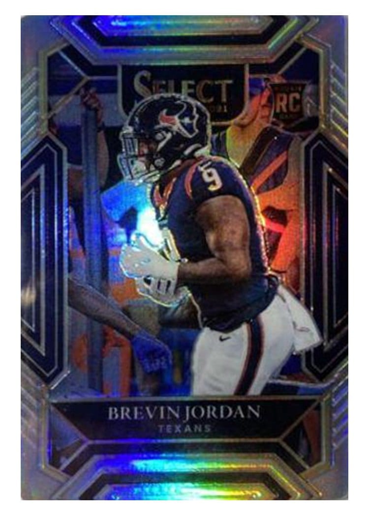 2021 Panini Select Base Set Brevin Jordan Silver Die Cut #294 card