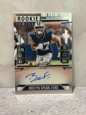 2024 Panini Contenders Optic Rookie Ticket Autographs Brevyn Spann-Ford #175 card