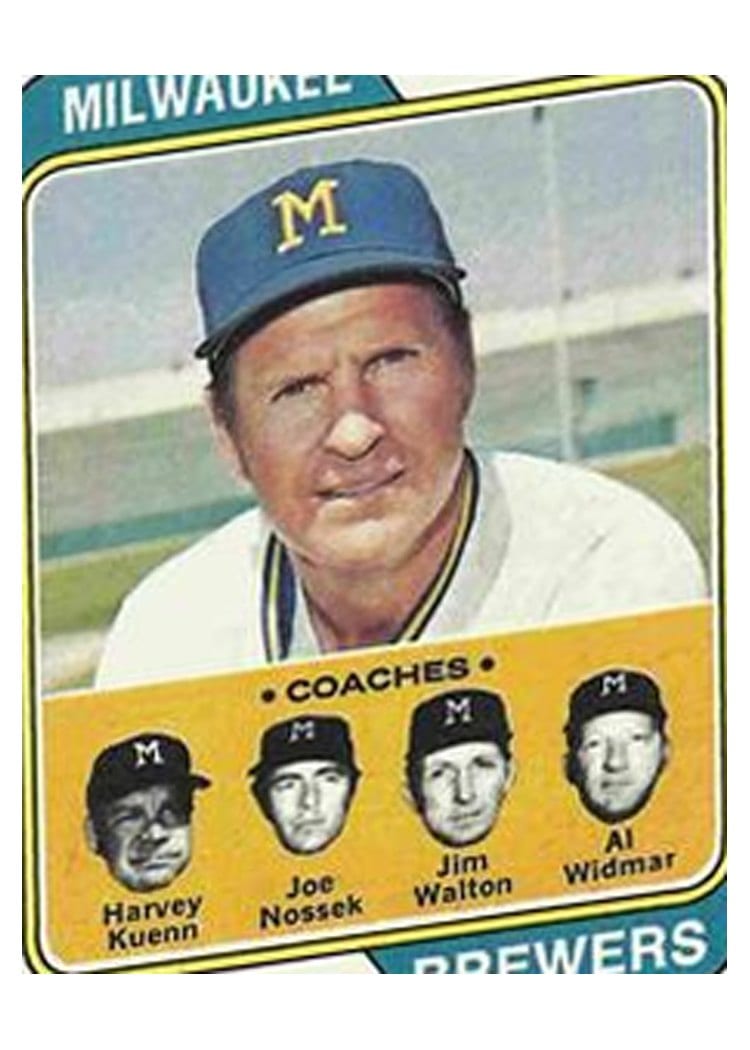 1974 Topps Brewers Field Leaders #99 card