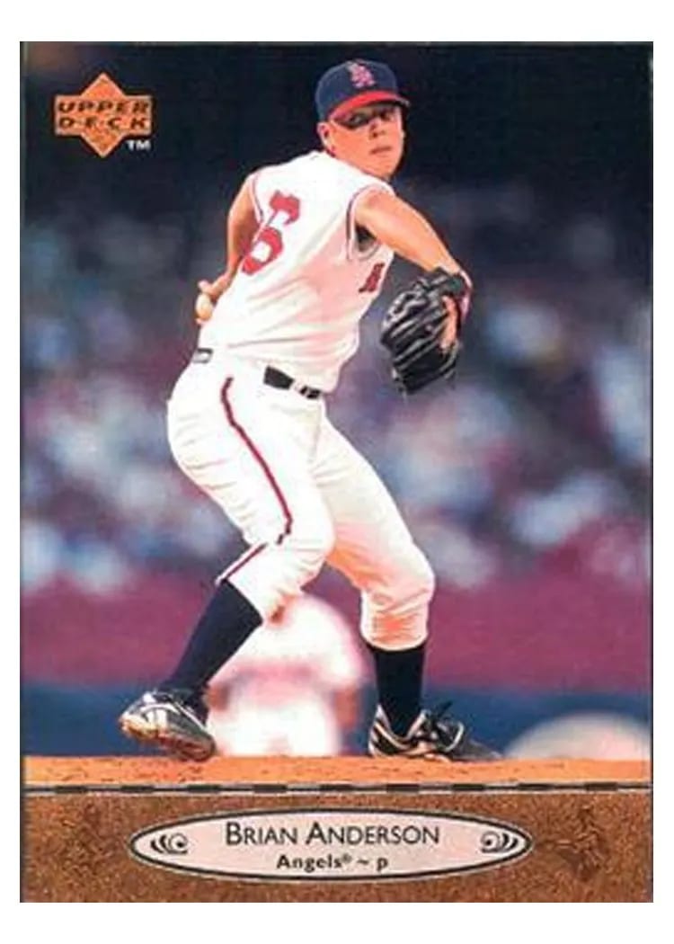 1996 Upper Deck Brian Anderson #29 card