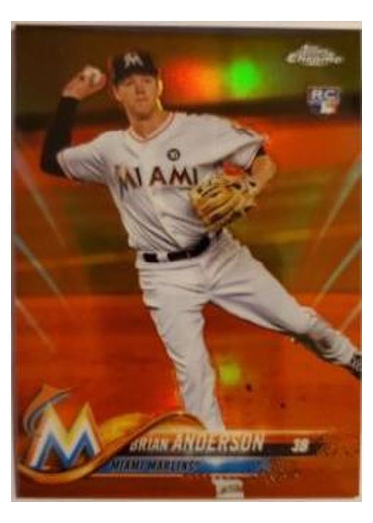 2018 Topps Chrome Base Set Brian Anderson #22 card