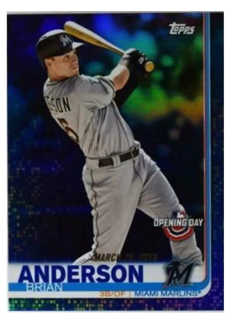 2019 Topps Opening Day Base Set Brian Anderson #16 card