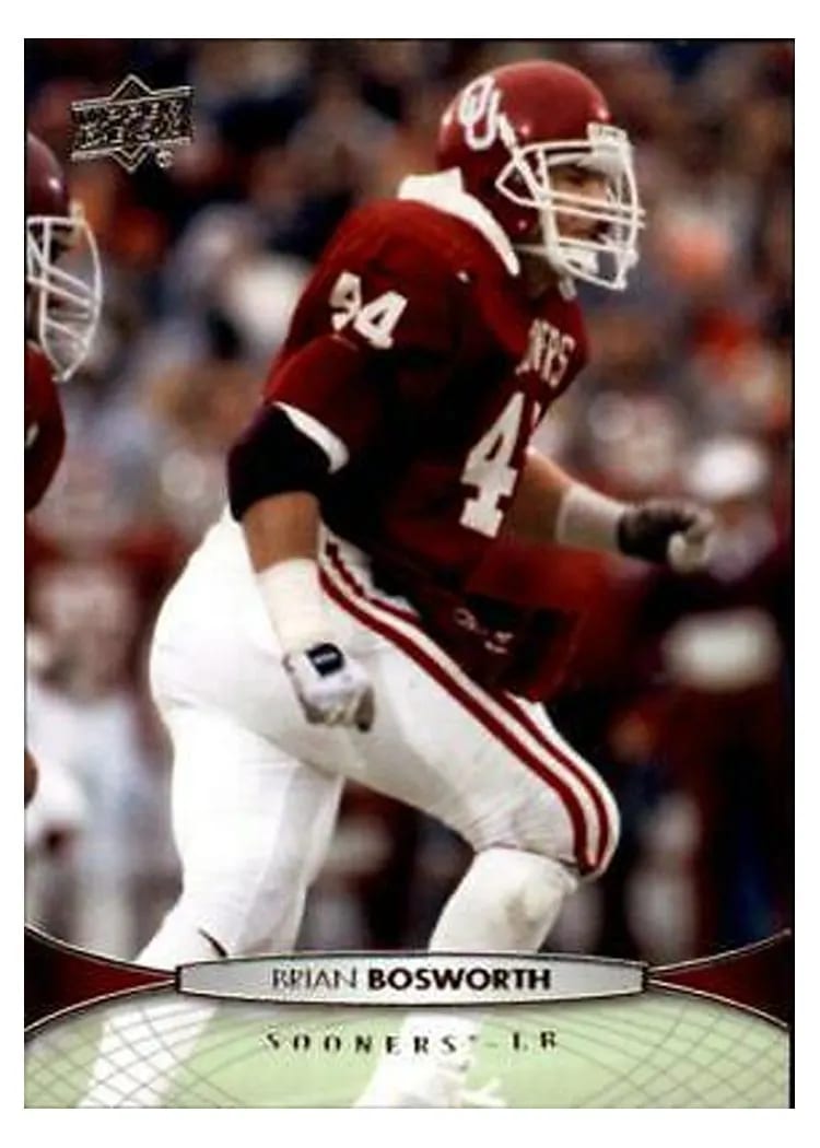 2012 Upper Deck Brian Bosworth #11 card