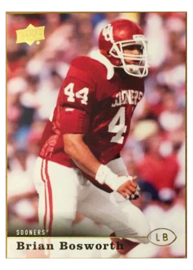 2013 Upper Deck Brian Bosworth #44 card