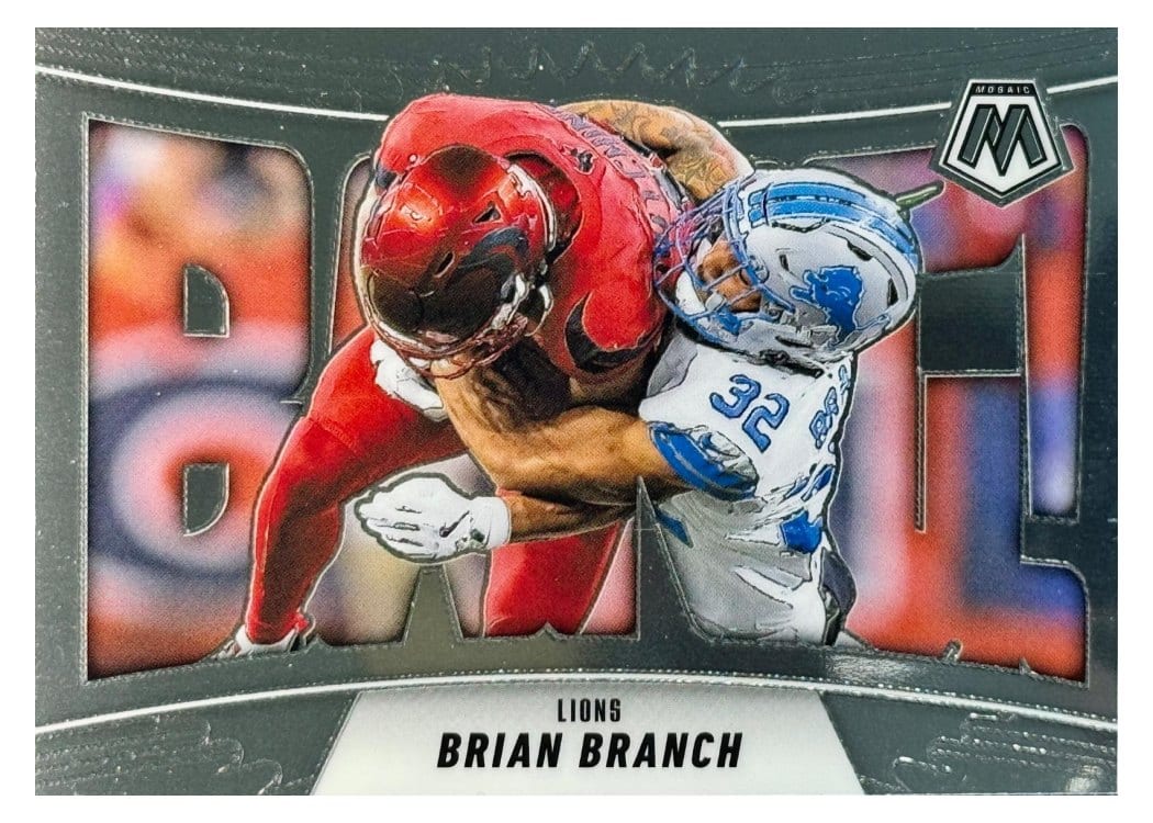2025 Panini Mosaic Bang Brian Branch #13 card