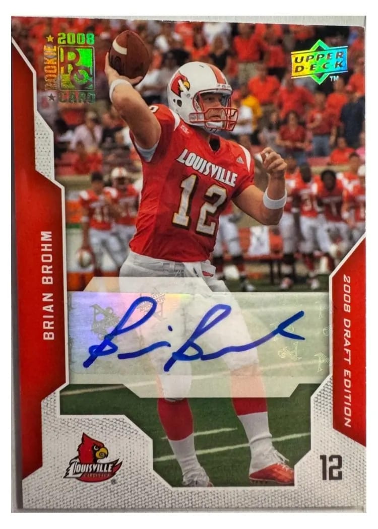2008 Upper Deck Draft Edition Brian Brohm #10 card