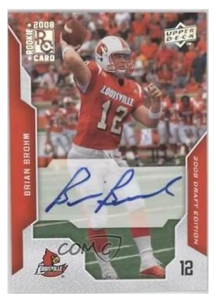 2008 Upper Deck Draft Edition Brian Brohm #10 card