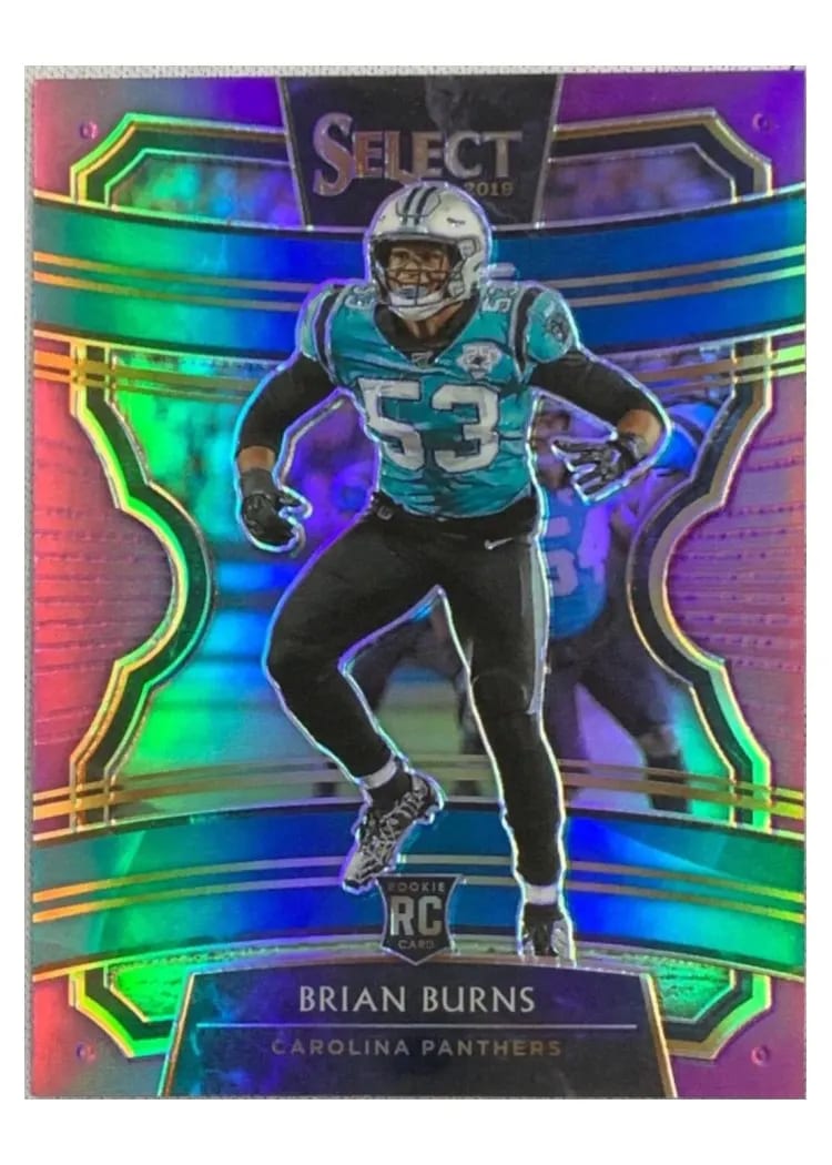 2019 Panini Select Base Set Brian Burns #35 card