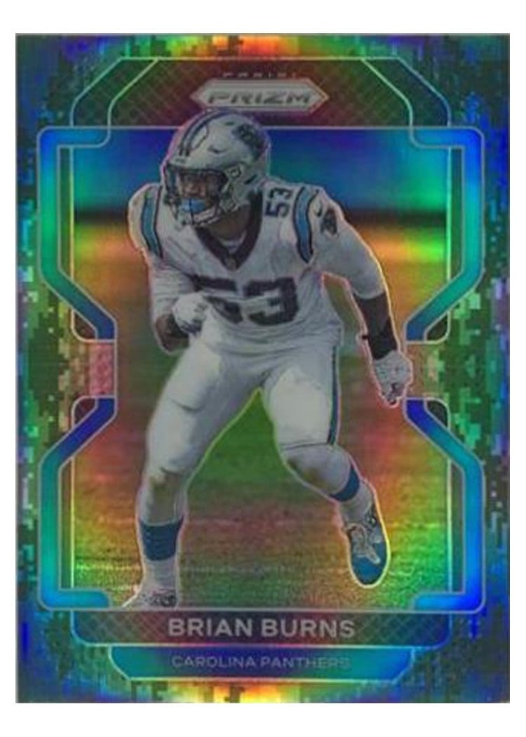 2021 Panini Prizm Base Set Brian Burns #316 card