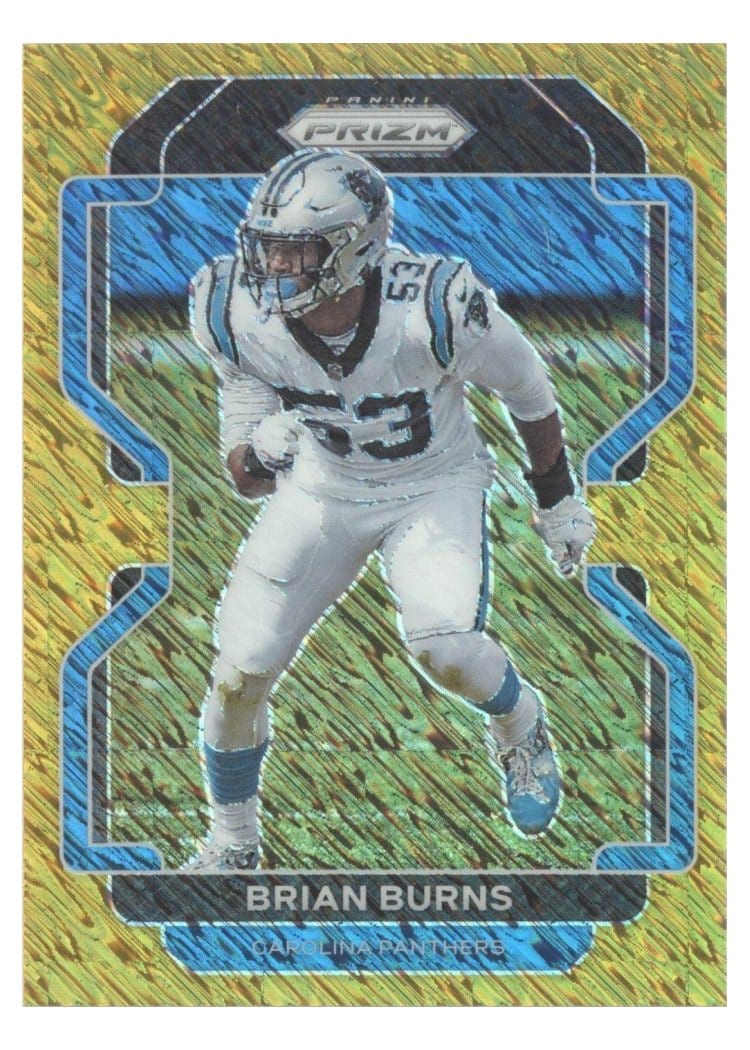 2021 Panini Prizm Base Set Brian Burns #316 card