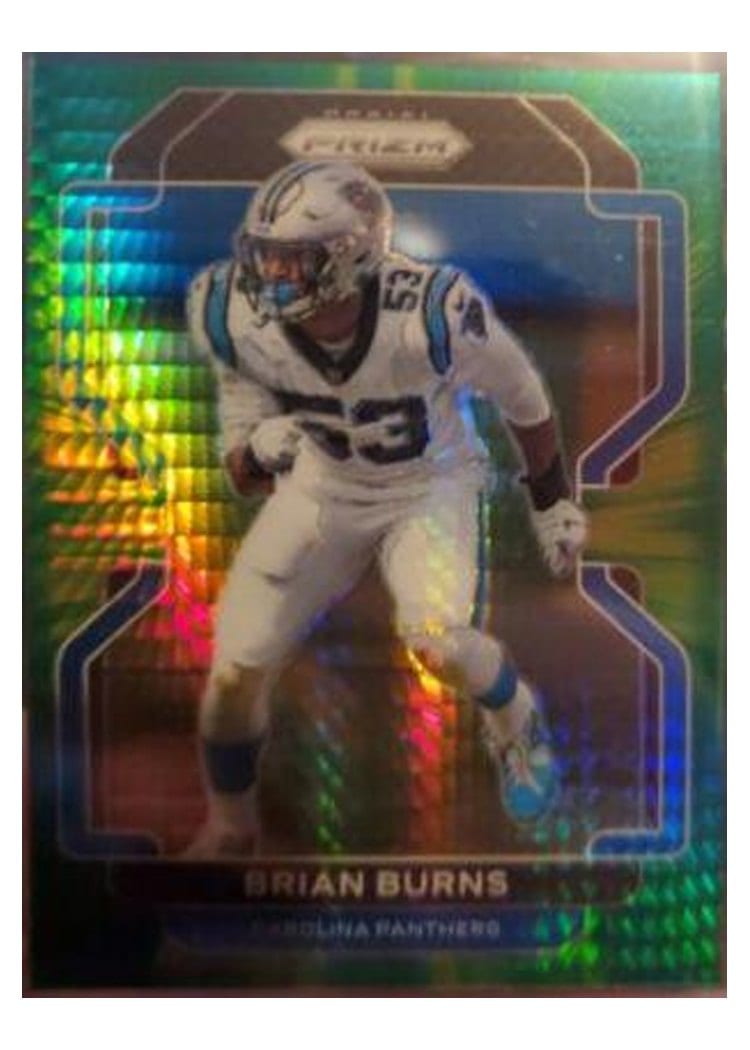 2021 Panini Prizm Base Set Brian Burns #316 card