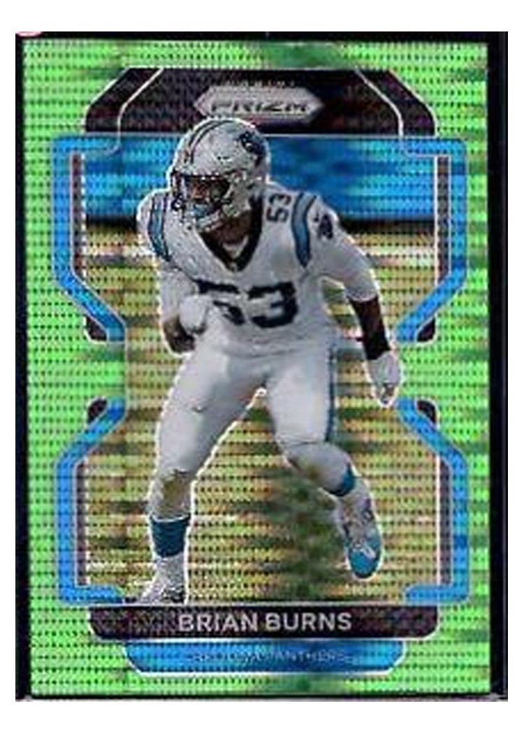 2021 Panini Prizm Base Set Brian Burns #316 card