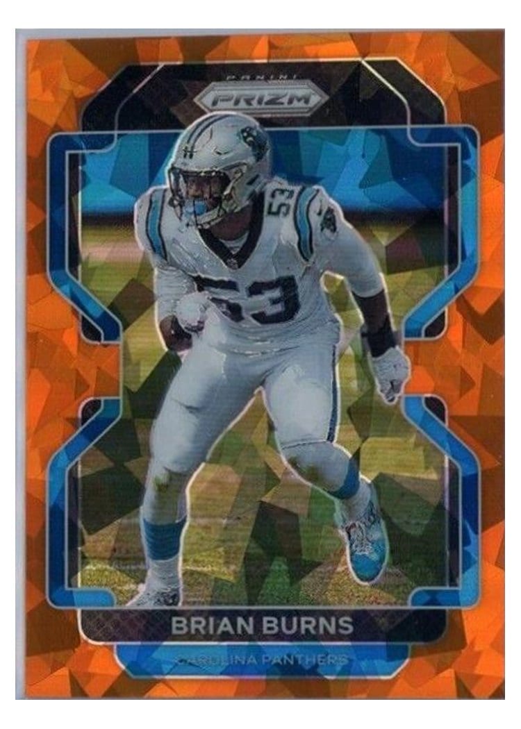 2021 Panini Prizm Base Set Brian Burns #316 card