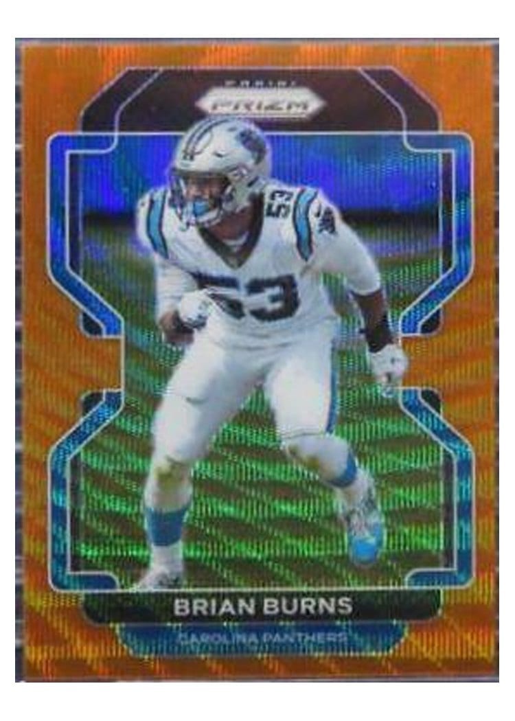 2021 Panini Prizm Base Set Brian Burns #316 card