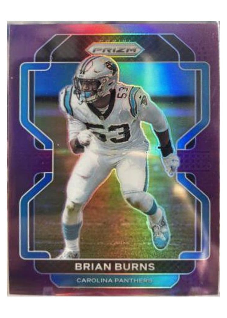 2021 Panini Prizm Base Set Brian Burns #316 card