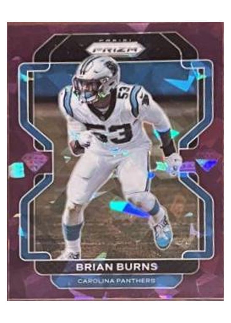2021 Panini Prizm Base Set Brian Burns #316 card