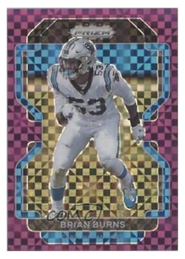 2021 Panini Prizm Base Set Brian Burns #316 card