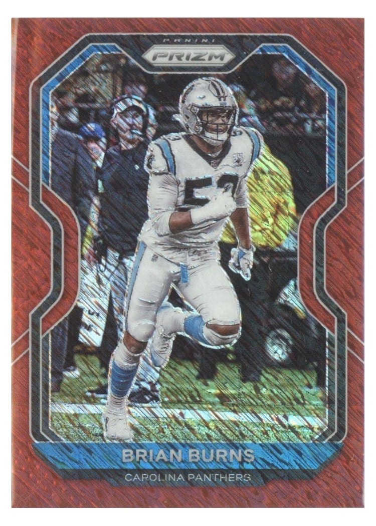 2021 Panini Prizm Base Set Brian Burns #316 card