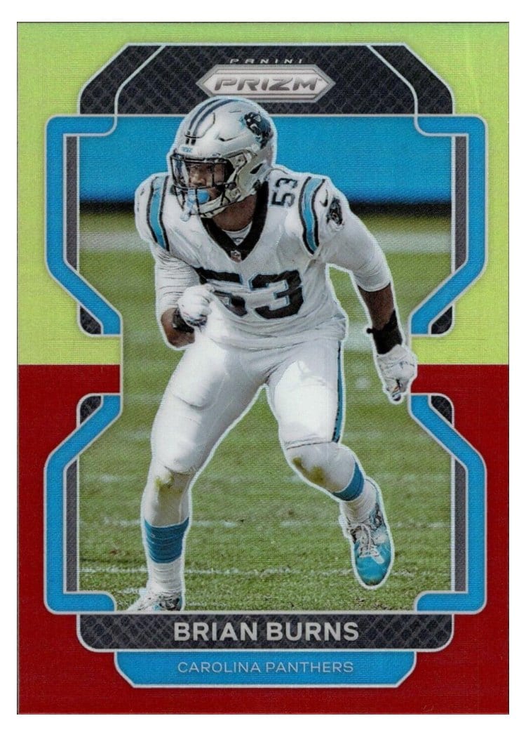 2021 Panini Prizm Base Set Brian Burns #316 card