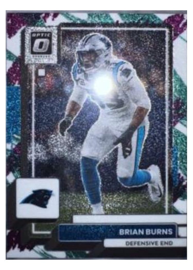 2022 Donruss Optic Base Set Brian Burns #30 card