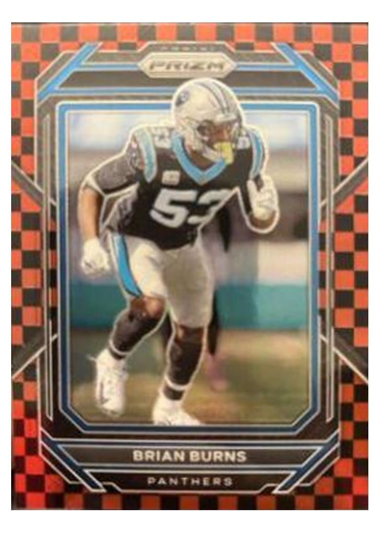 2022 Panini Prizm Base Set Brian Burns #44 card