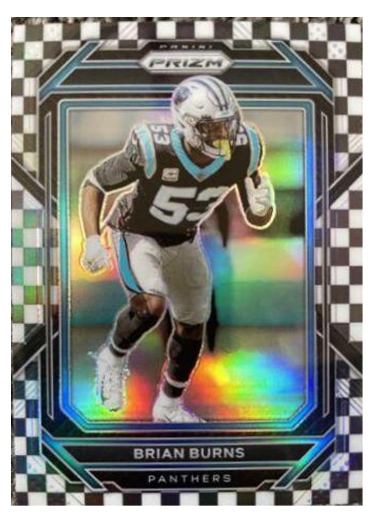 2022 Panini Prizm Base Set Brian Burns #44 card