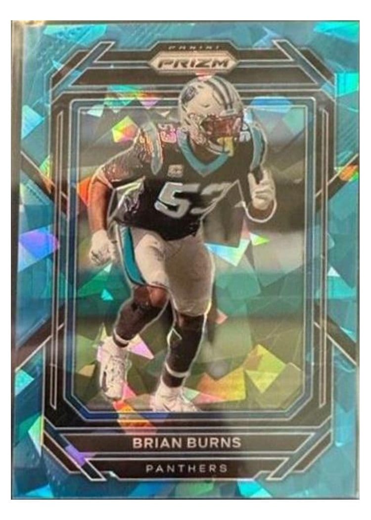 2022 Panini Prizm Base Set Brian Burns #44 card