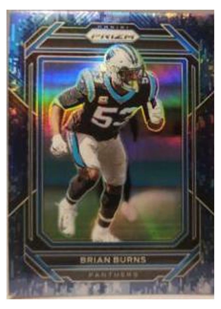 2022 Panini Prizm Base Set Brian Burns #44 card