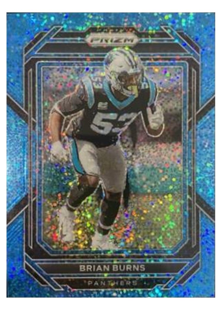 2022 Panini Prizm Base Set Brian Burns #44 card