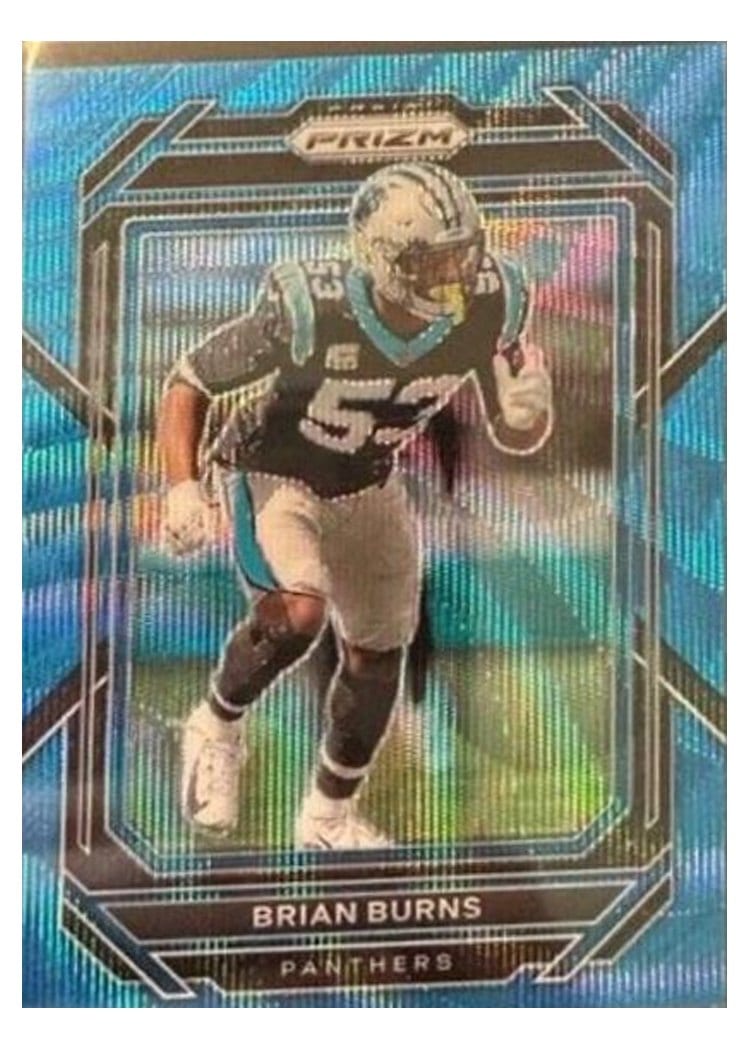 2022 Panini Prizm Base Set Brian Burns #44 card