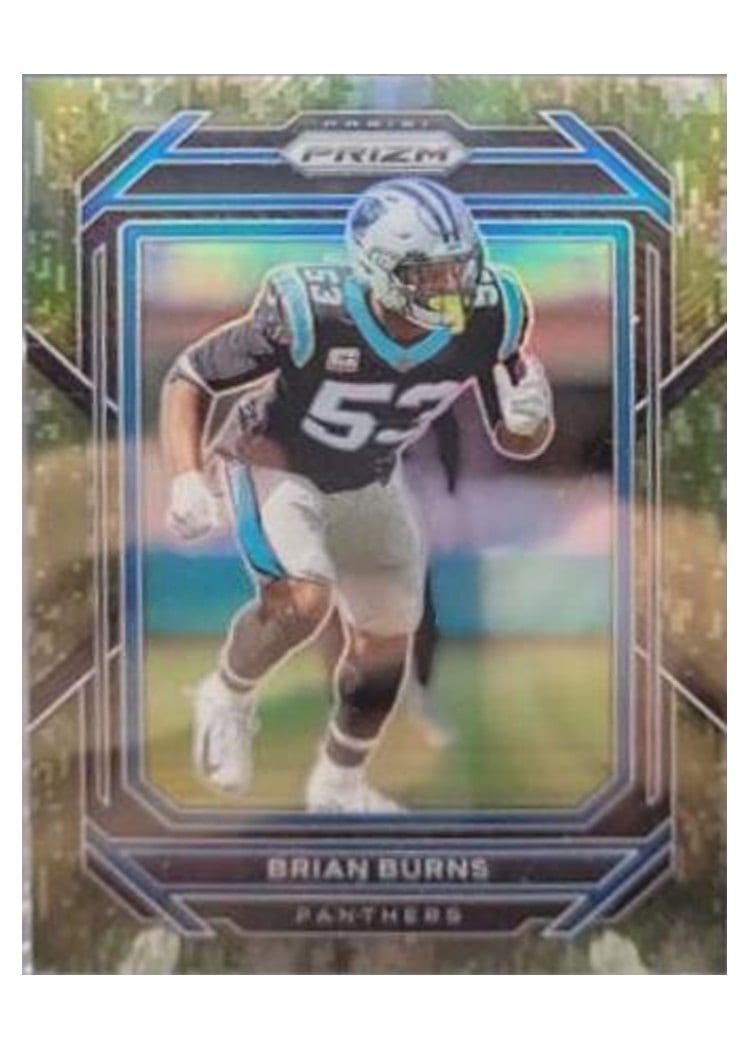2022 Panini Prizm Base Set Brian Burns #44 card