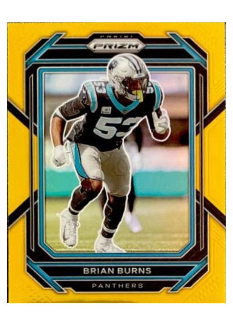 2022 Panini Prizm Base Set Brian Burns #44 card