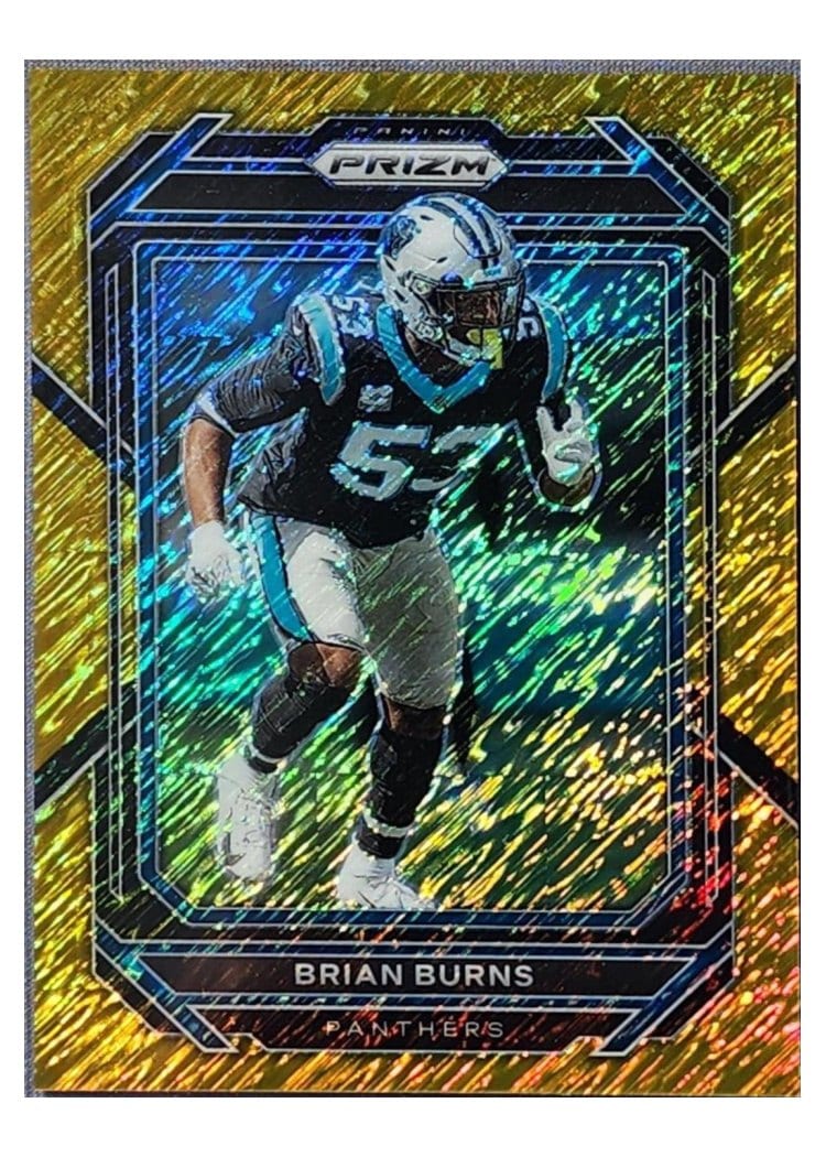 2022 Panini Prizm Base Set Brian Burns #44 card