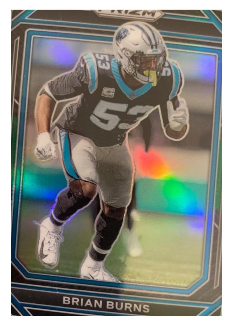 2022 Panini Prizm Base Set Brian Burns #44 card
